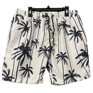 Distortion Boys / Men’s  Palm Tree Swim Trunks Size Large